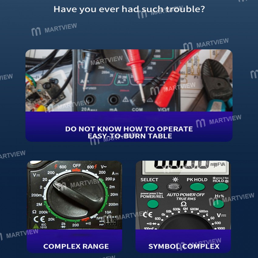 Mechanic iTouch DM Fully Automatic Intelligent Precision Touch Digital Multimeter