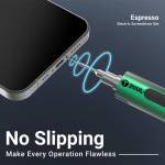 2uul sd11-espresso-electric-screwdriver-with-4pcs-s2-bits-for-mobile-phone-repair-11