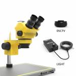 Kailiwei K7050TP HD Trinocular Stereo Microscope with 7-inch Monitor Optional WiFi Function