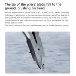 xzz a05-industrial-grade-chrome-vanadium-steel-slanting-nose-cutting-pliers-7