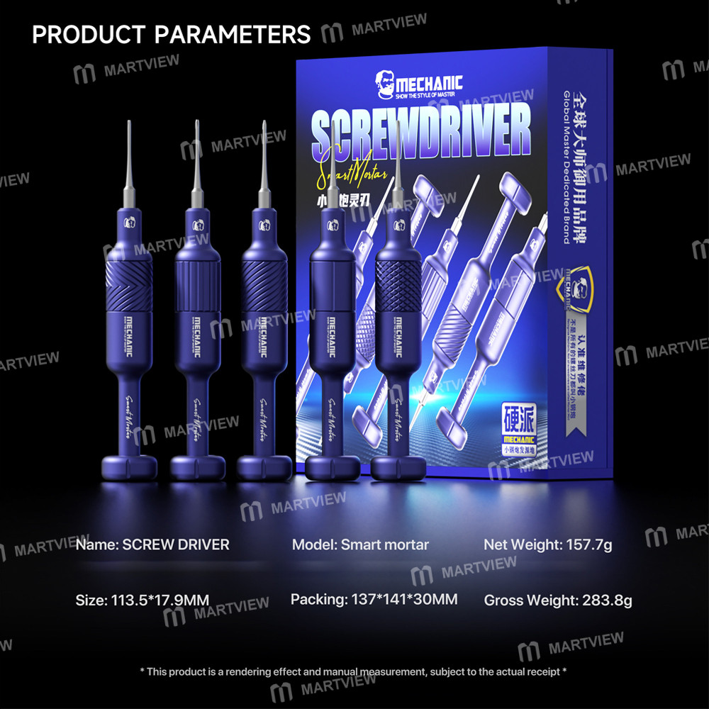 mechanic smart-mortar-5-in-1-magnetic-precision-s2-steel-2d-screwdriver-set-compatible-with-iphone-1