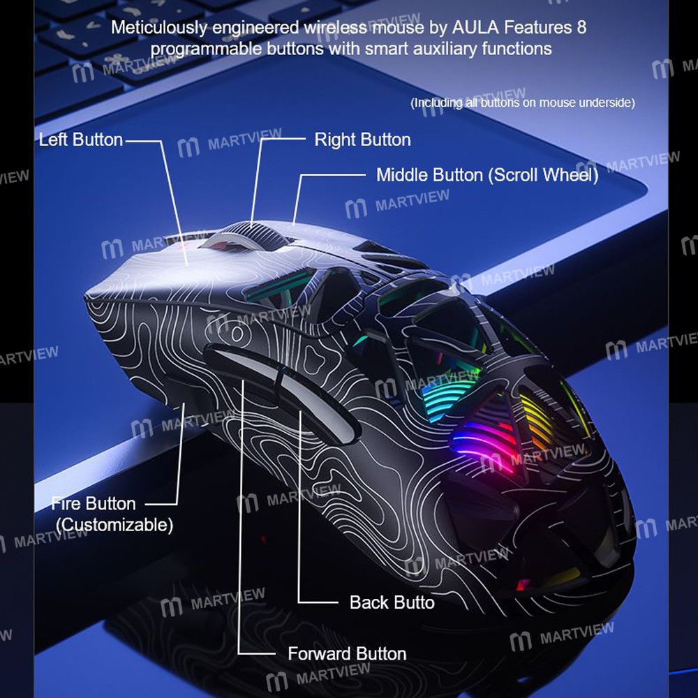 aula sc620-tri-mode-24g-wirelessbluetoothwired-gaming-lightweight-hollow-out-mouse-18