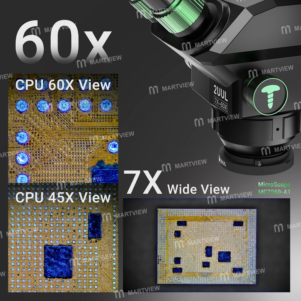 2uul microscope-mc7060-a1-7-60x-synchronous-zoom-trinocular-microscope-for-pcb-micro-work-4