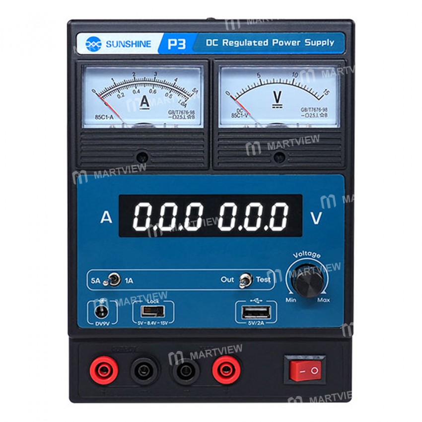 sunshine p3-5v-84v-15v-switching-dual-led-dual-pointer-display-dc-regulated-power-supply-1