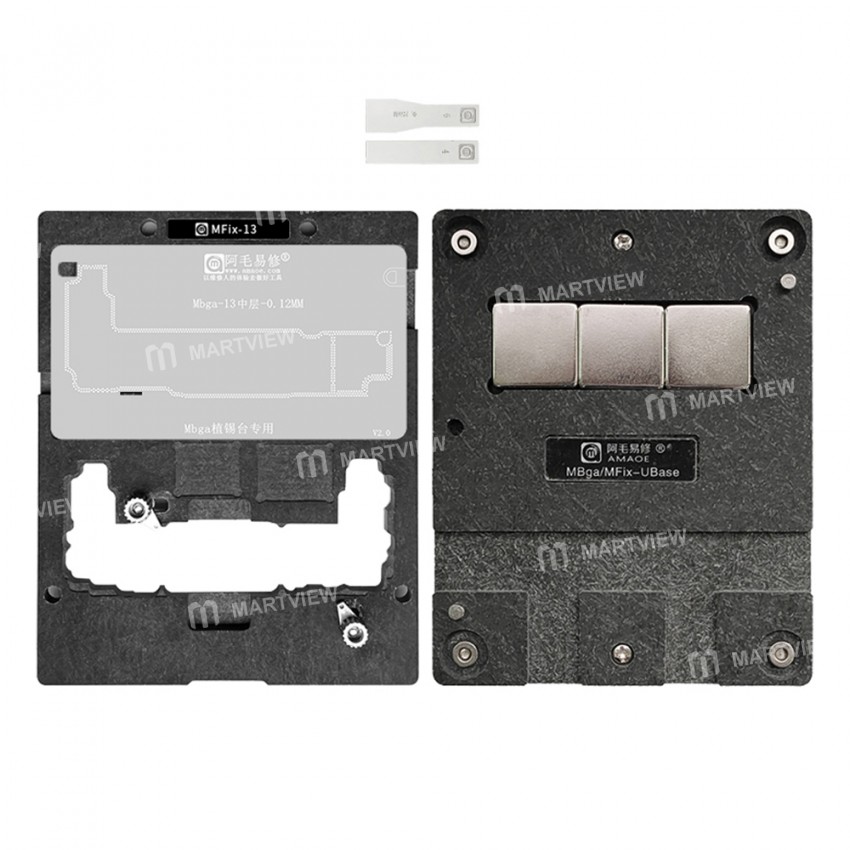Amaoe MFix-13 Motherboard Middle Layer Tin Planting Platform Fixture Set for iPhone 13