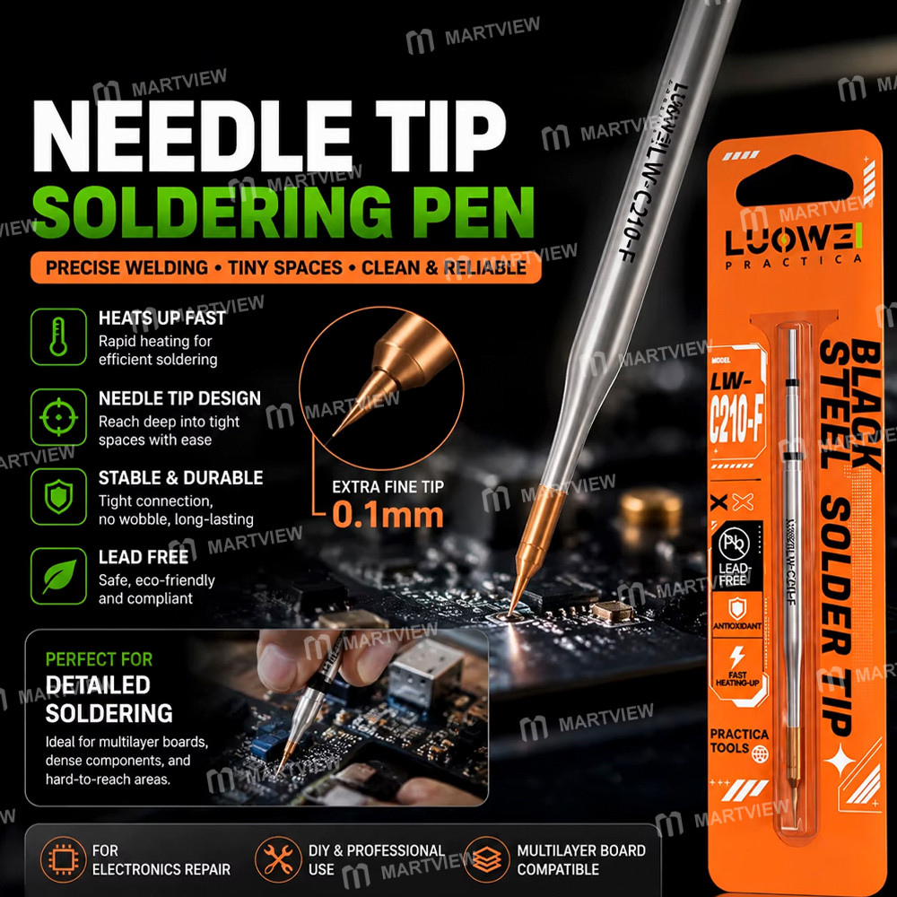 luowei lw-c210f-i-ultra-fine-soldering-iron-tips-with-pure-copper-head-for-motherboard-flying-wire-r