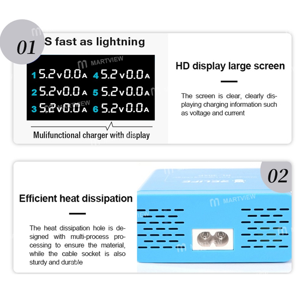 relife rl-304p-smart-digital-display-6-port-usb-charger-support-pd30qc30-11