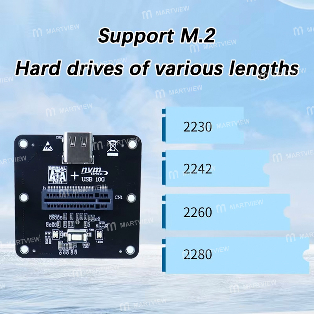 m2 nvme-ngff-to-type-c-usb-31-10gbps-expansion-board-for-file-transfer-4