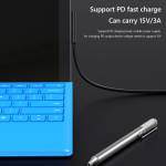 1.5M 15V/3A Magnetic Attraction Type-C Fast Charging Cable for Microsoft Surface Pro 3/4/5/6