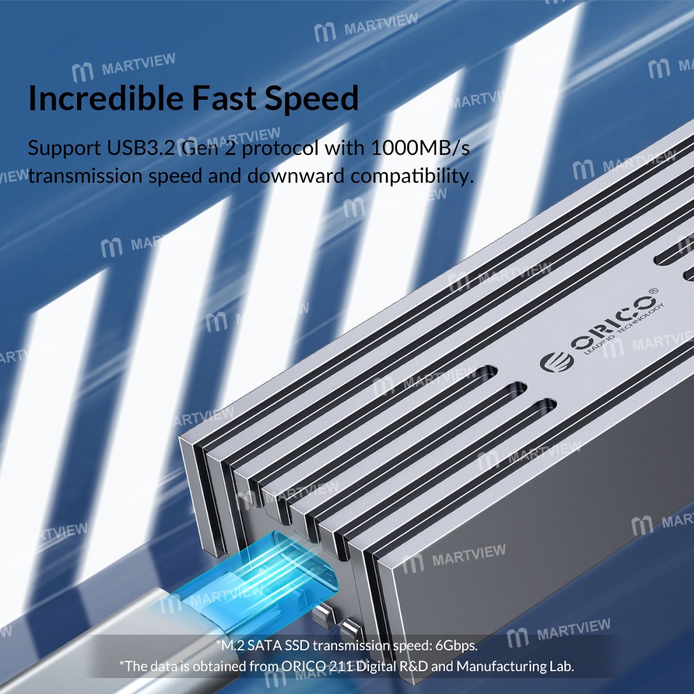 orico m233c3-g4-usb32-gen2-type-c-20gbps-m2-nvme-aluminum-m2-ssd-enclosure-8