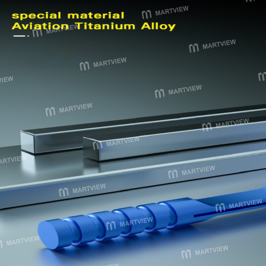 Mechanic Titanium Alloy Precise Anti Magnetic Tweezers Suitable for Circuit Flying Line Microphone M