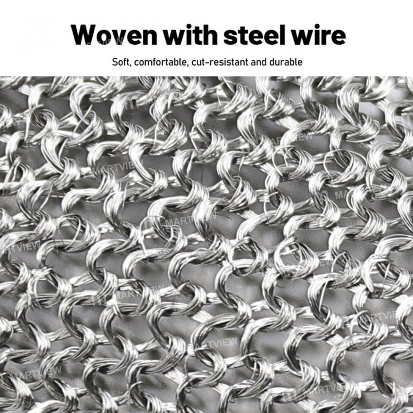 Stainless Steel Cut-resistant Metal Gloves for Hand Protection