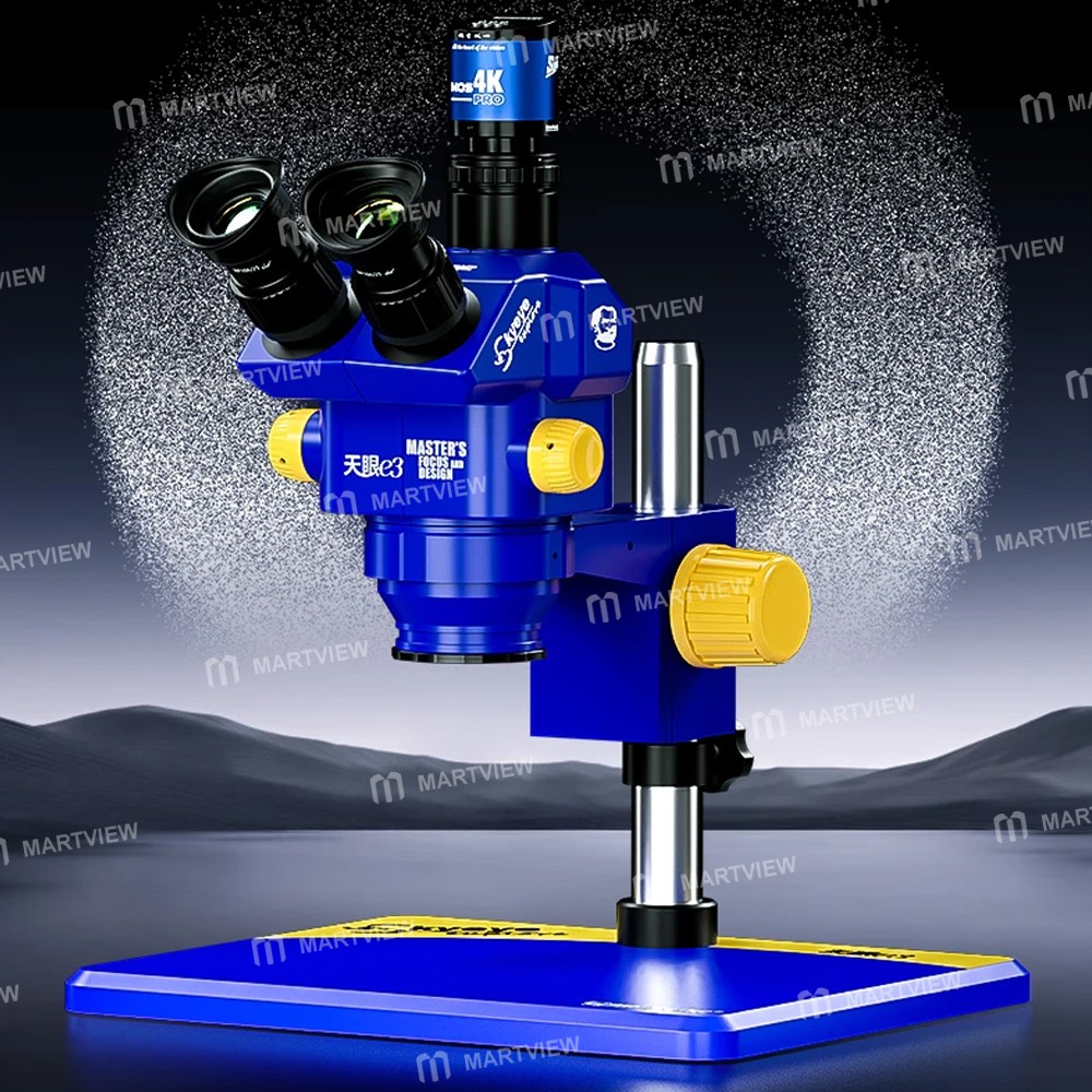 mechanic e3-b11-7x-60x-simul-focal-trinocular-stereo-zoom-microscope-with-b11-big-base-2