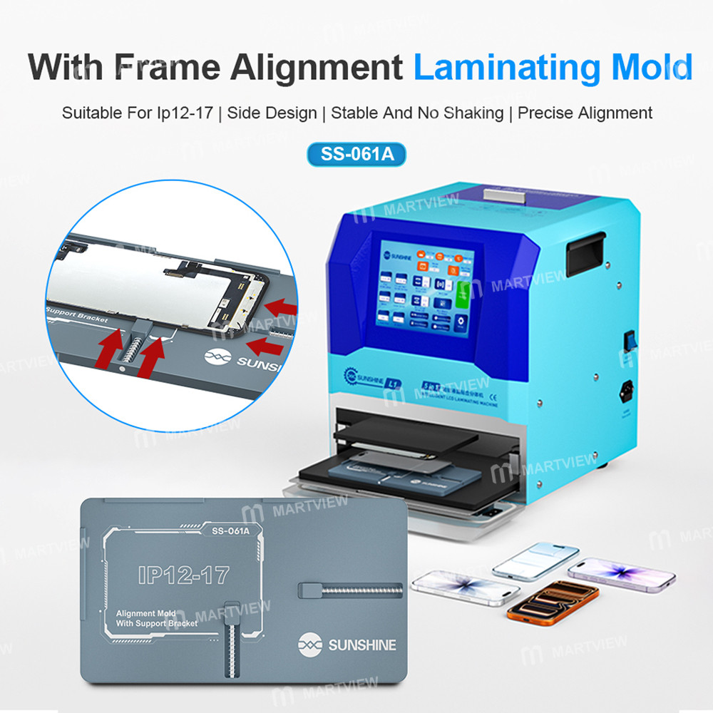 sunshine ss-061a-integrated-alignment-bonding-mold-for-iphone-12-to-17-series-1