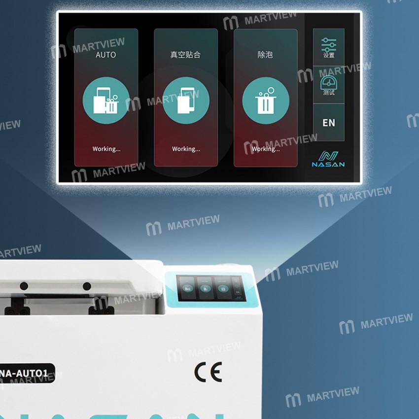 Nasan NA-AUTO1 2 in 1 Fully Automatic Vacuum Phone LCD Screen Lamination & Defoaming Machine