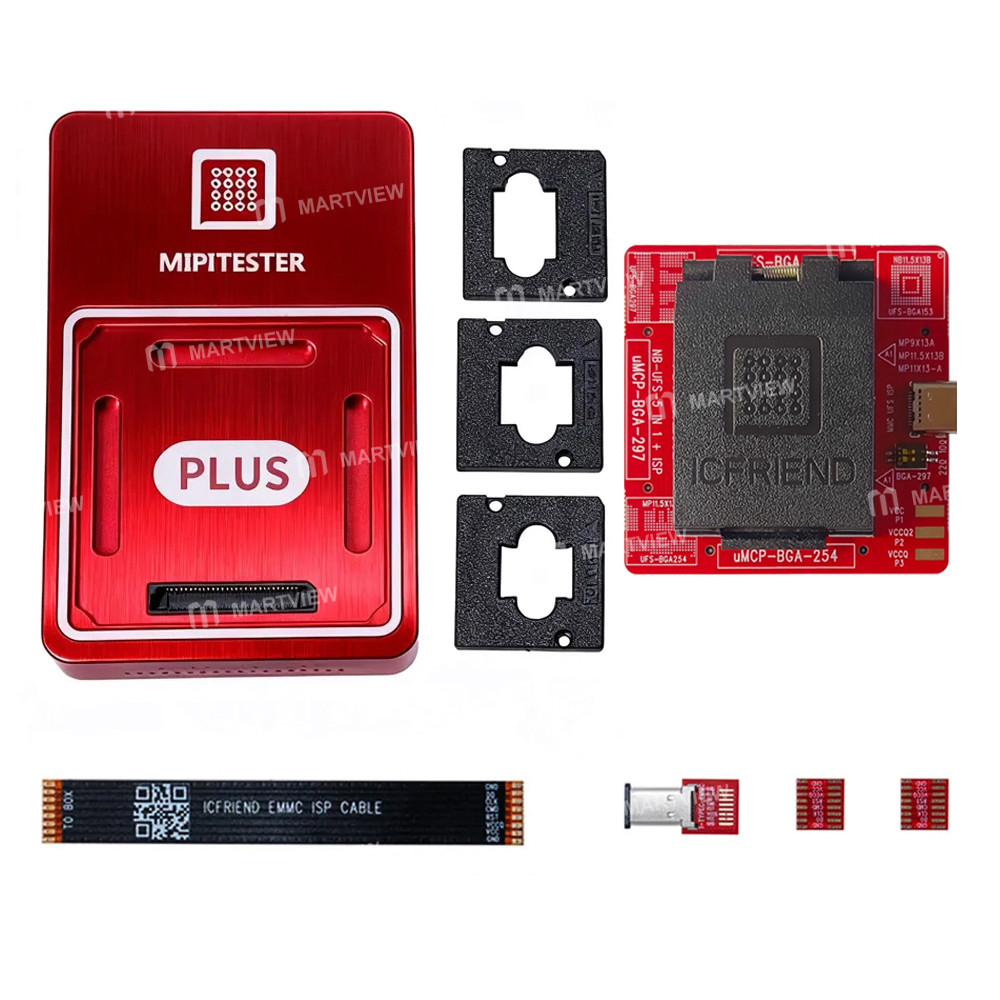 MiPi Plus Box + NB-UFS-5IN1 (153 / 254 / 297) Adapter + ISP Cable (Simplified Version)