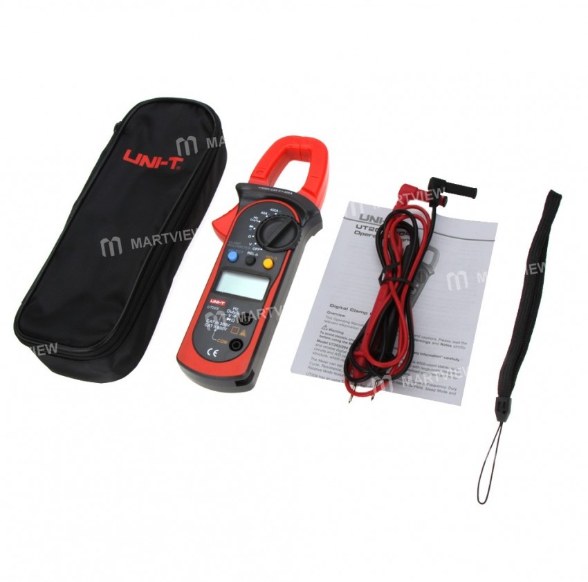 UNI-T UT203 Digital Handheld Clamp Multimeter Tester Meter DMM CE AC DC Volt Amp