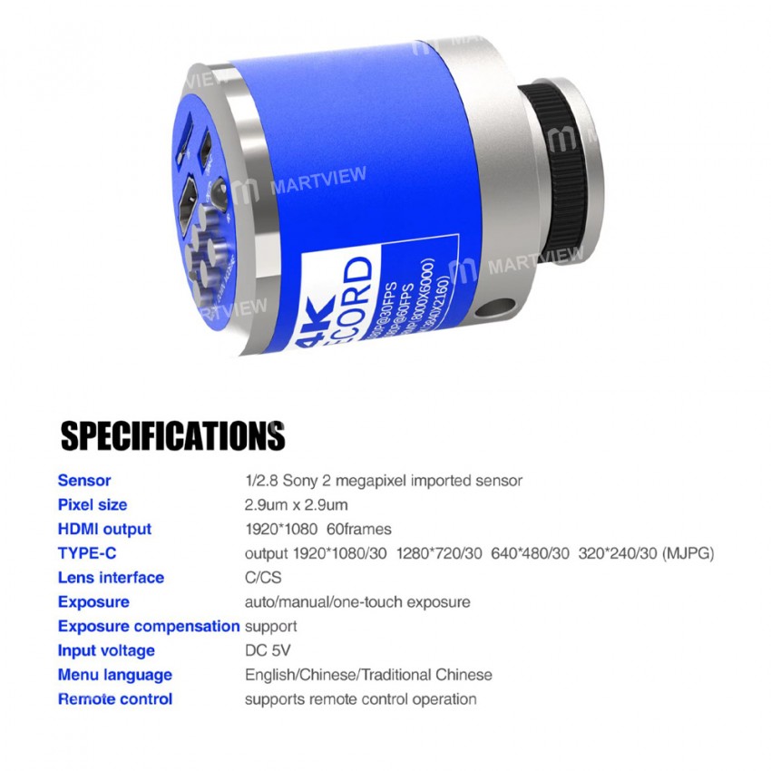 kailiwei synchronized-output-4800w-sony-cmos-4k-ultra-hd-industrial-microscope-camera-2