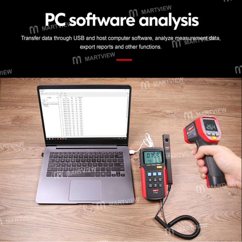 UNI-T UT385 Infrared Semiconductor Laser Power Analyzer for Precision Power Measurement