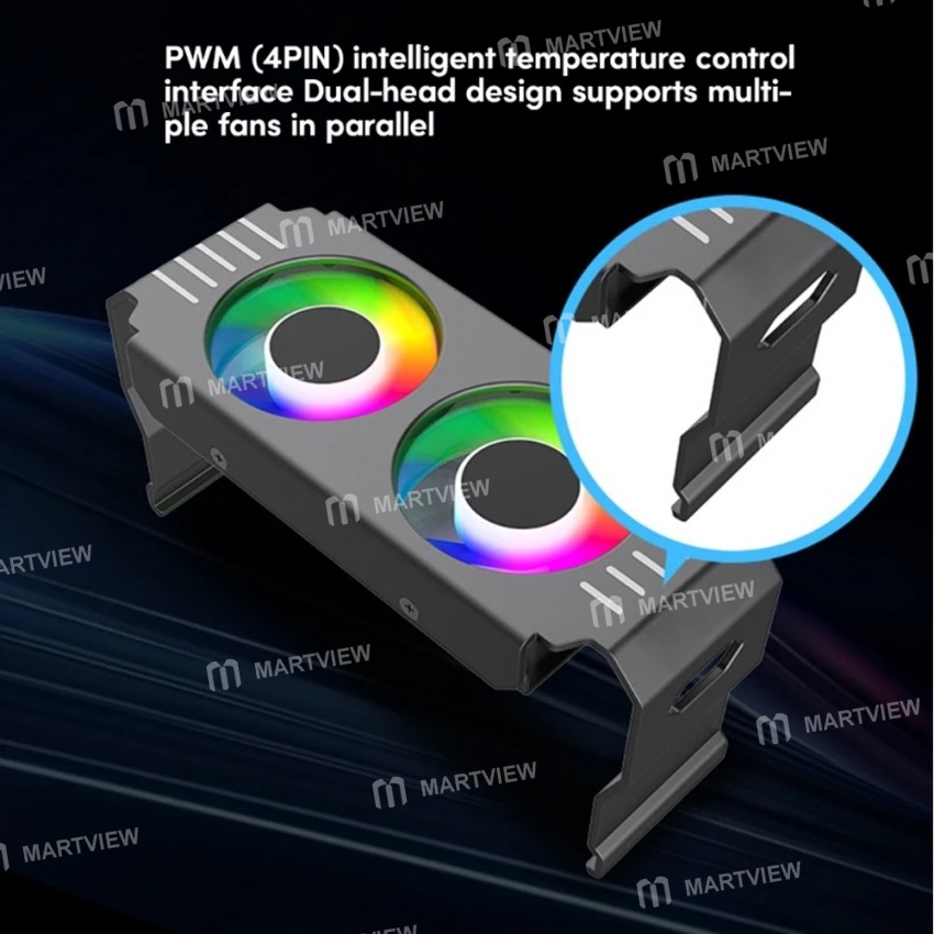5v 3-pin-argb-godlight-synchronized-temperature-control-dual-fan-desktop-memory-cooler-9