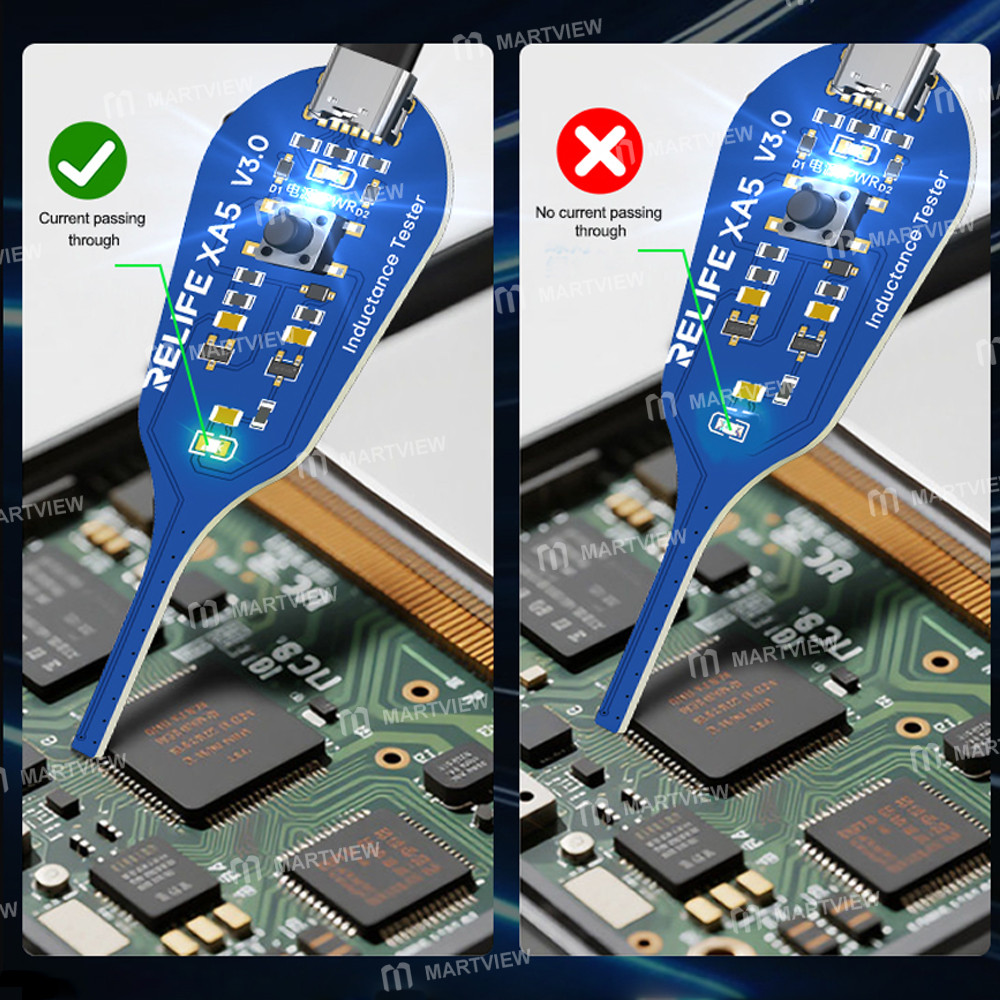 relife xa5-v30-type-c-high-precision-electromagnetic-induction-tester-built-in-energy-storage-batter