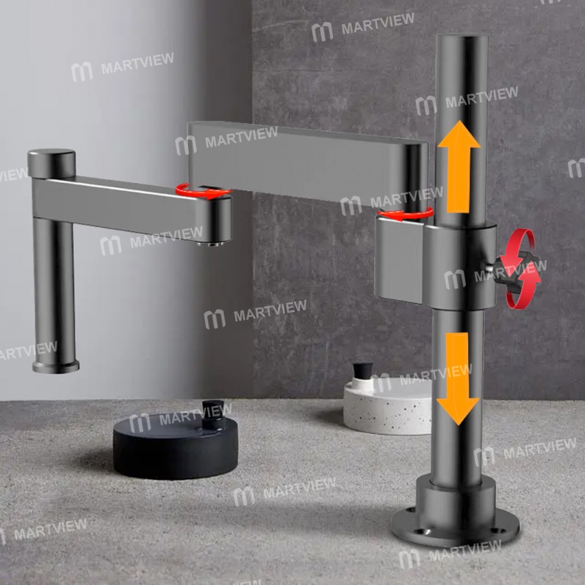 luowei lw-017-360-rotating-folding-lifting-microscope-universal-metal-bracket-arm-6