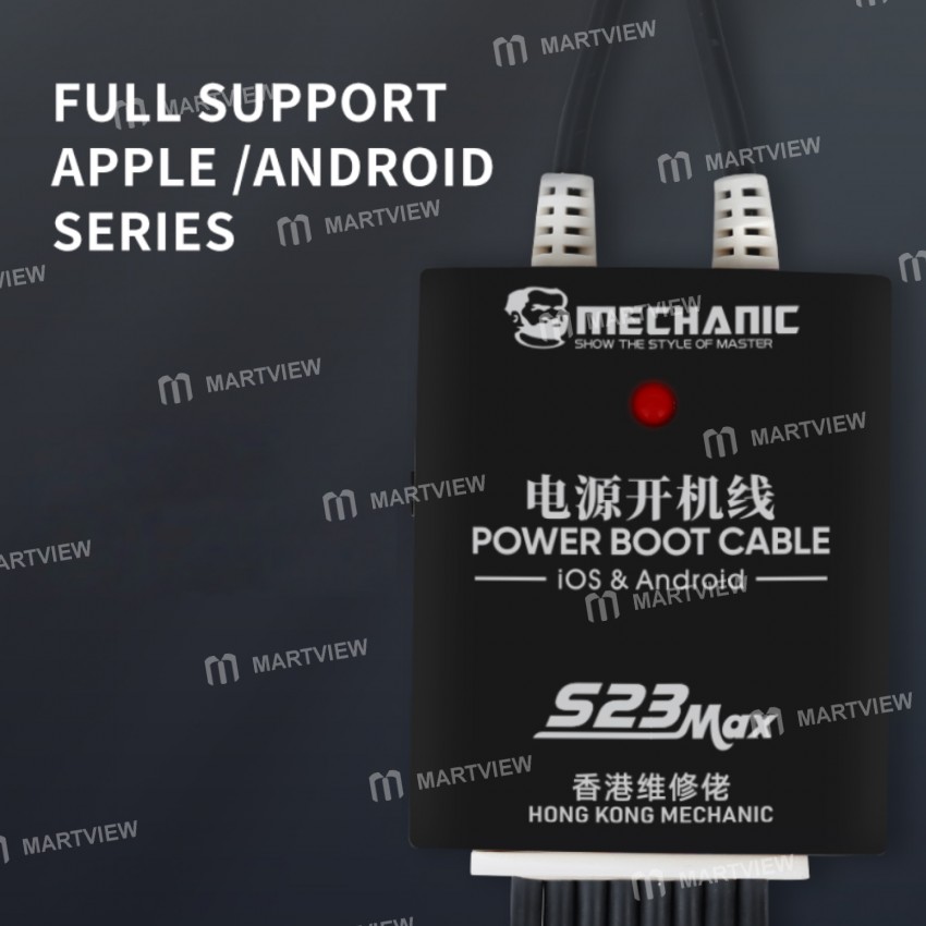 Mechanic S23 Max Power Boot Cable DC Power Supply Test Cable for iPhone Android Phone