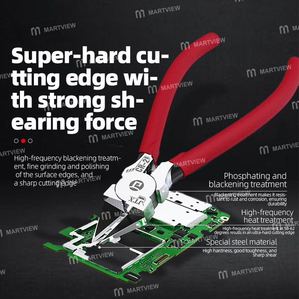 jtx cr-2-c-rv-steel-precision-ultra-hard-cutting-pliers-for-remove-motherboard-shielding-cover-8