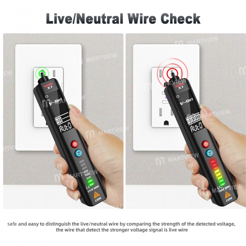 BSIDE X1 Voltage Detector Tester Smart Multimeter