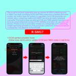 Replacement a multifunctional automatic pop up version of ios15 unlock card r sim17 built in editing