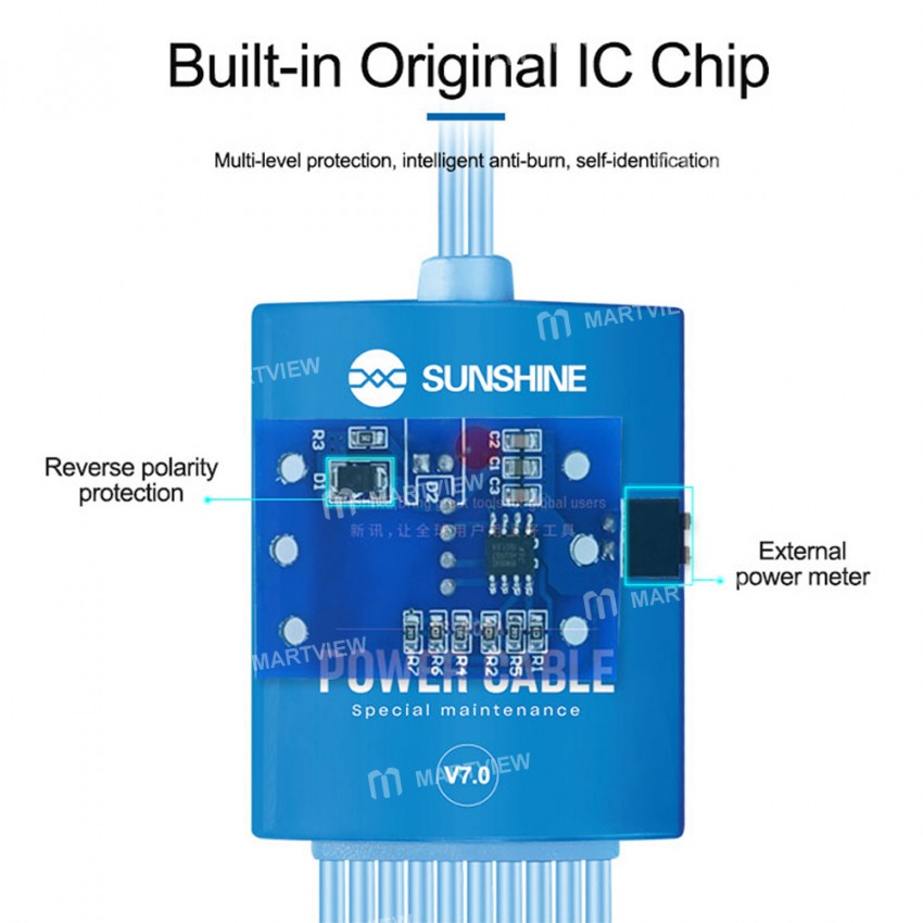 Sunshine SS-905A V7.0 Dedicated Power Supply Boot Activation Cable for iPhone 6 - 13Pro Max