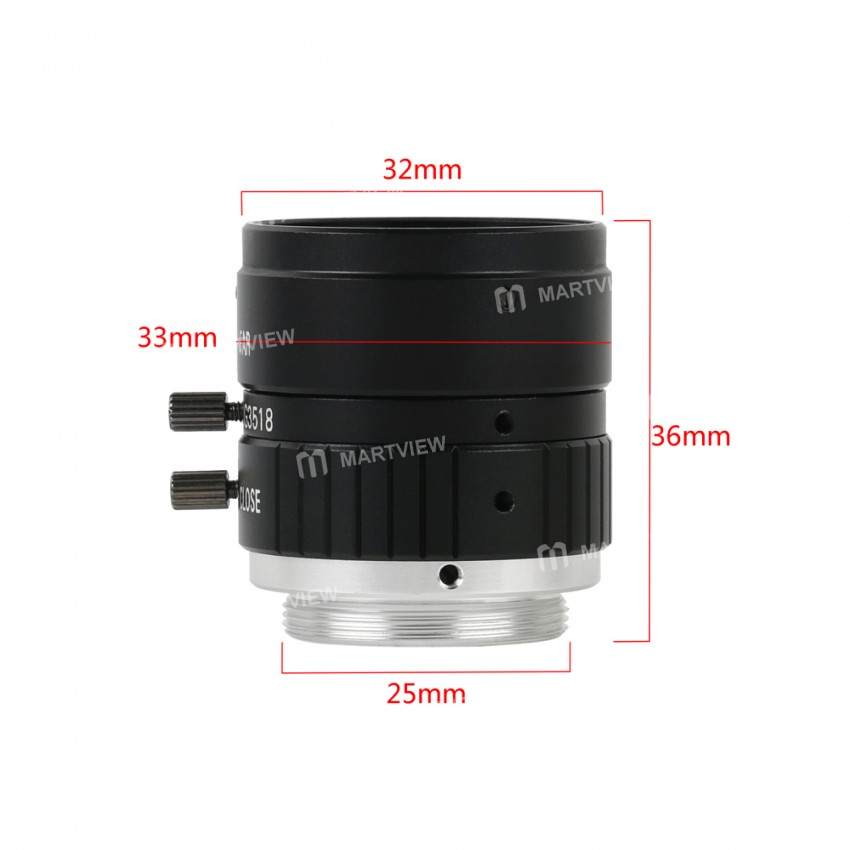 1080P 14MP HDMI VGA Digital Industrial Video Microscope Camera with 35mm Big Visual Fixed Focus Lens
