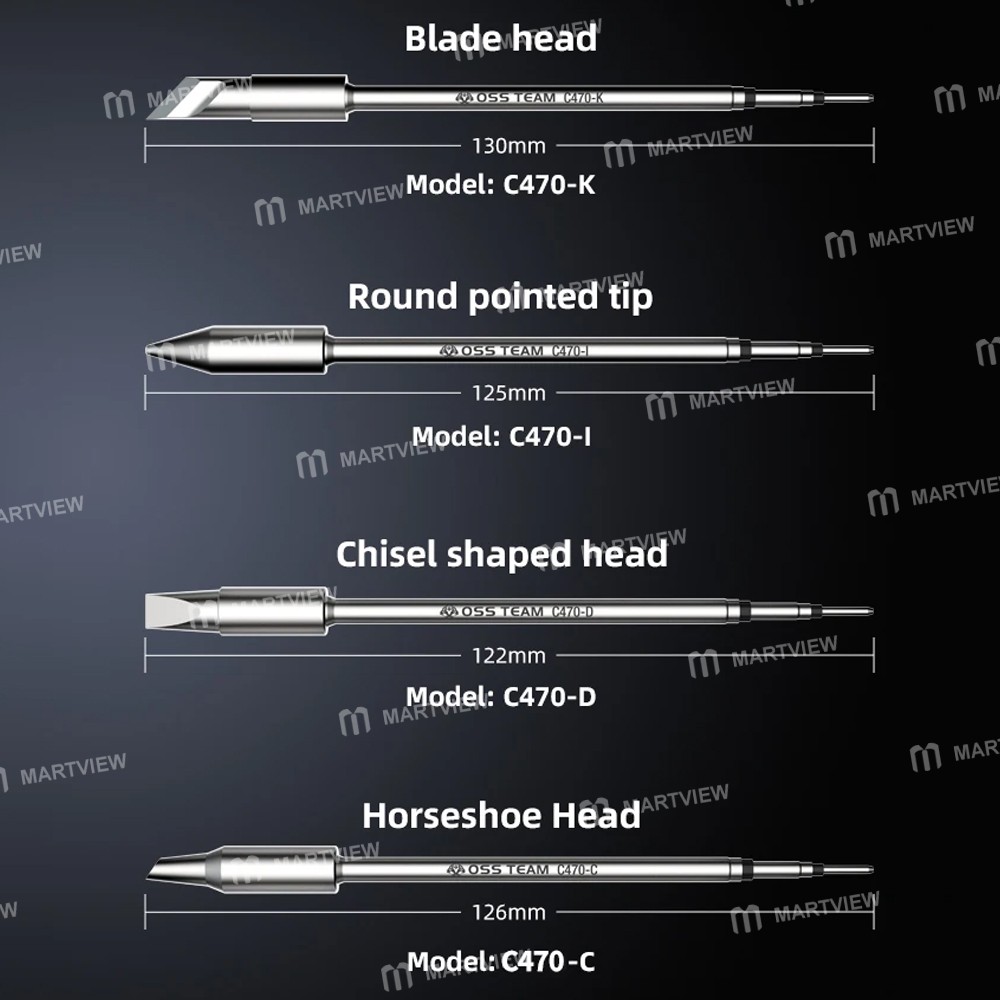 oss c470-series-lead-free-environmentally-friendly-soldering-iron-tip-for-sugon-t61-pdk-1200r-12