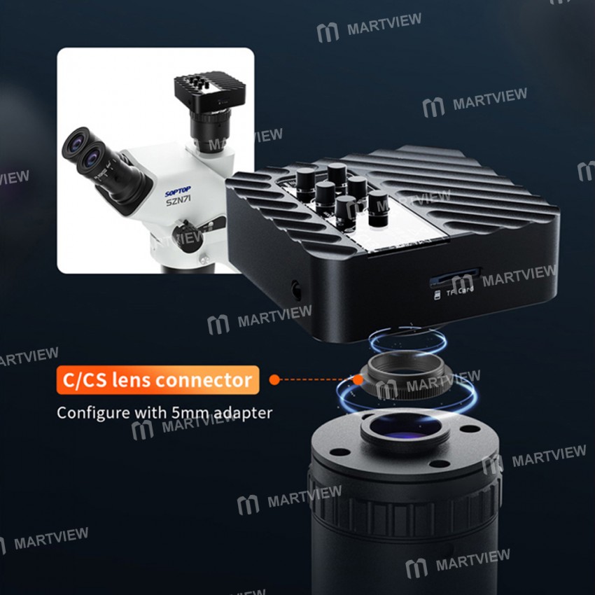 Mega-Idea CX3-CMOS 4800W HDMI / USB Input Trinocular Microscope Industrial Grade HD Camera