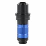 0.7X-5.6X Adjustable Continuous Magnification 300X 450X 600X Zoom C-mount Monocular Lens Suitable Fo