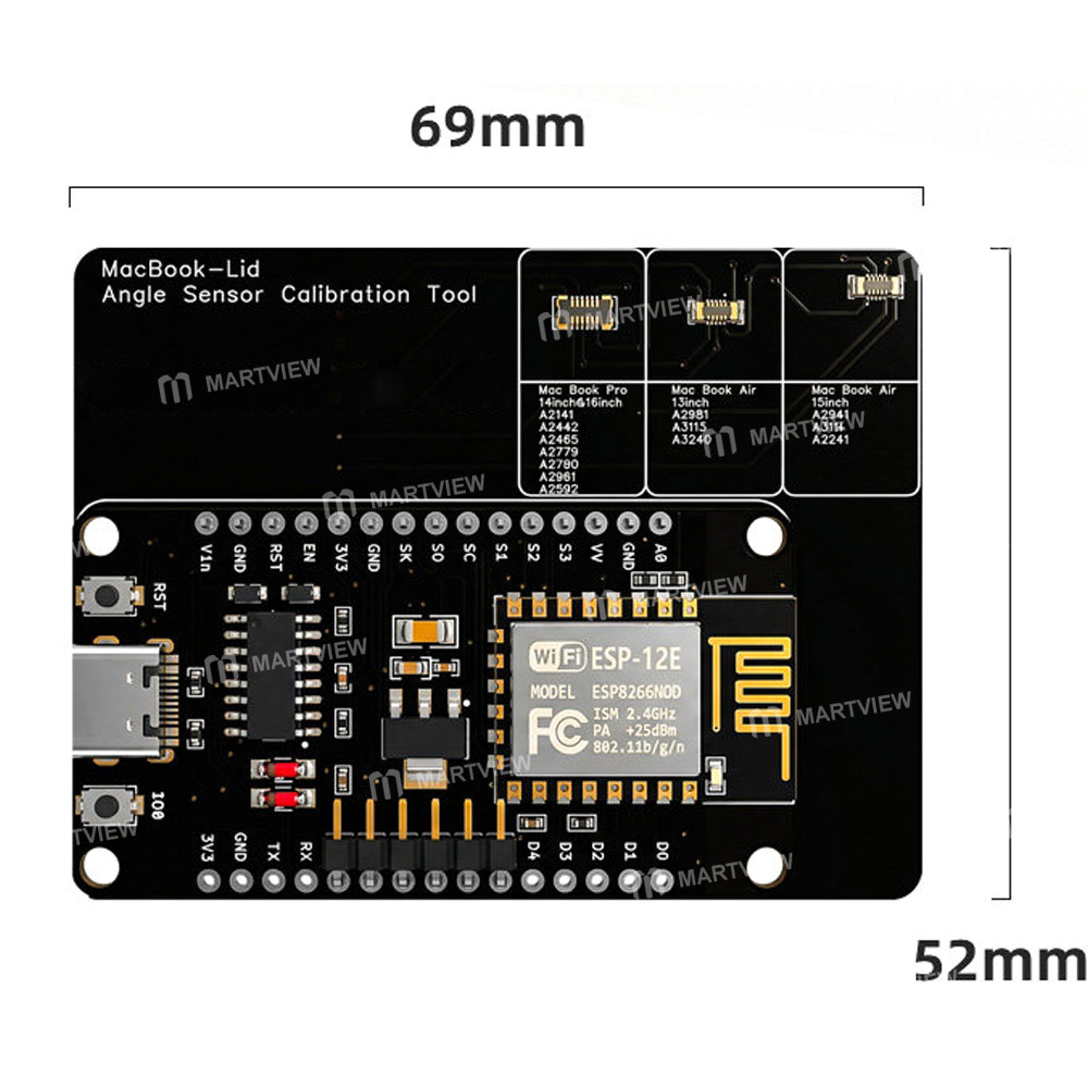 hmt ap85-macbook-lid-angle-sensor-calibration-tool-for-apple-macbook-air-pro-series-6