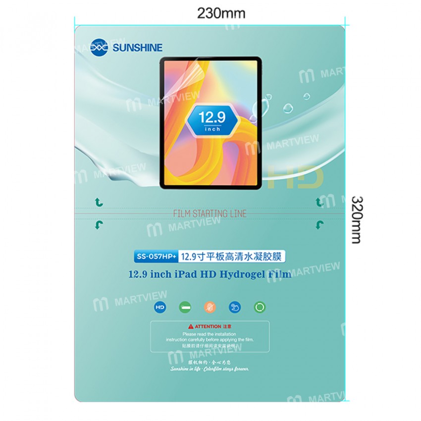 sunshine ss-057hp-oversized-129-inch-tablet-hd-hydrogel-film-for-ss-890cm880-film-cutting-machine-6