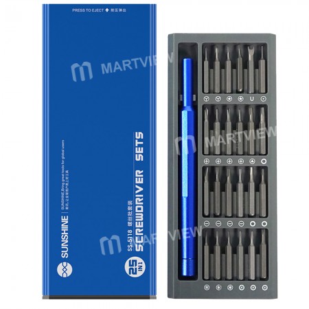 Sunshine SS-5118 25-in-1 Portable Multifunctional Finishing Magnetic Screwdriver