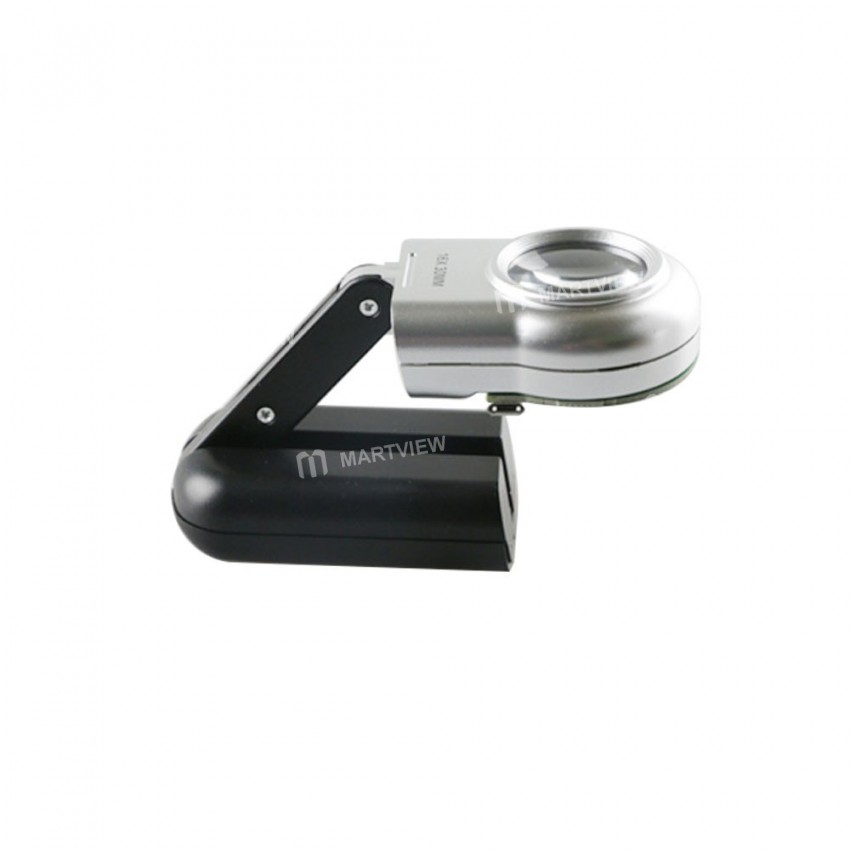 16X 30mm LED Illuminated Magnifier Magnifying Glass Loupe Folding Stand Handheld Portable Pocket