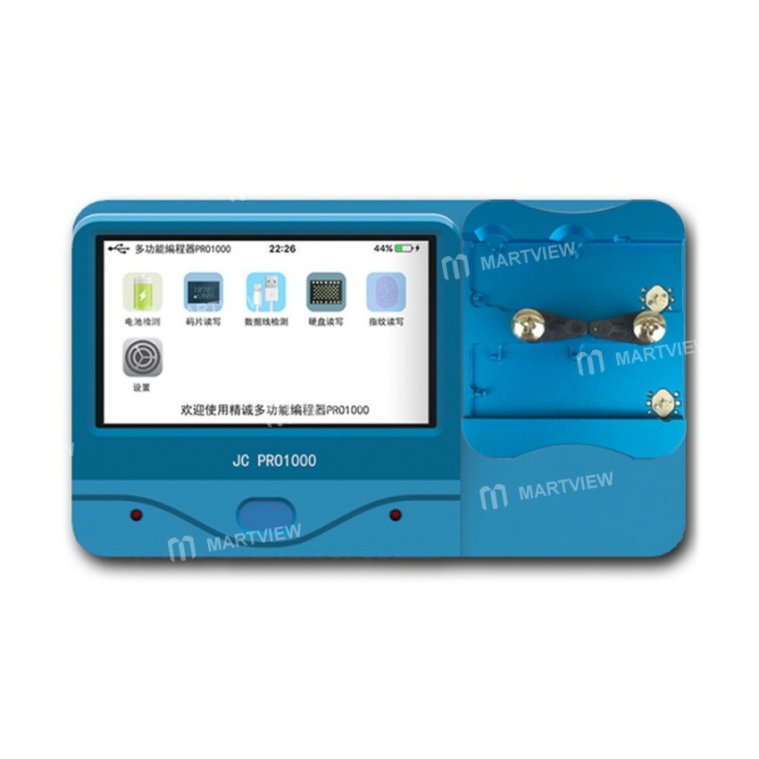 JC PRO1000S Multi-Functional iPhone Chip Programmer for Battery Tester / Data Cable Detection / Earp