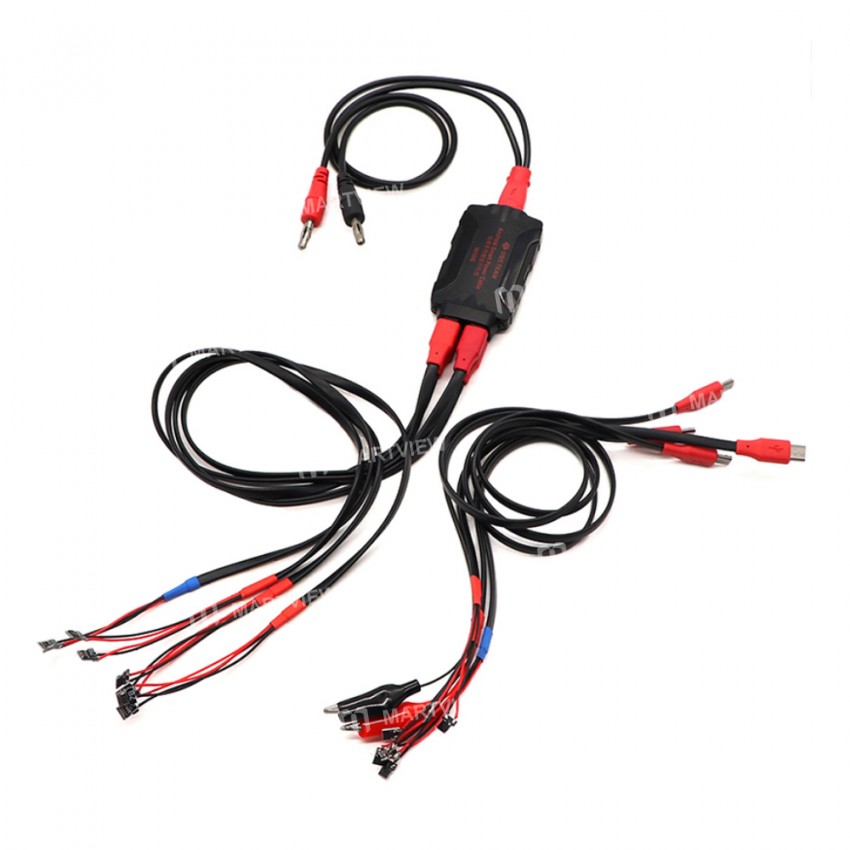 W106 All in 1 DC Power Supply Cable Phone Repair Test Cable for Android Phones