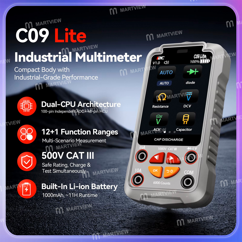 i2c c09-lite-full-auto-industrial-multimeter-supports-capacitive-discharge-live-screen-mirroring-2