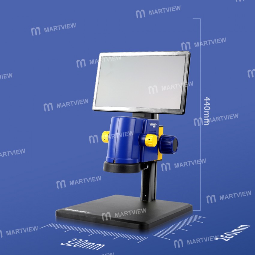 Mechanic MC10B-B5 0.75-4.5X All in One Industrial Grade Microscope with 11.6inch Display LED light a