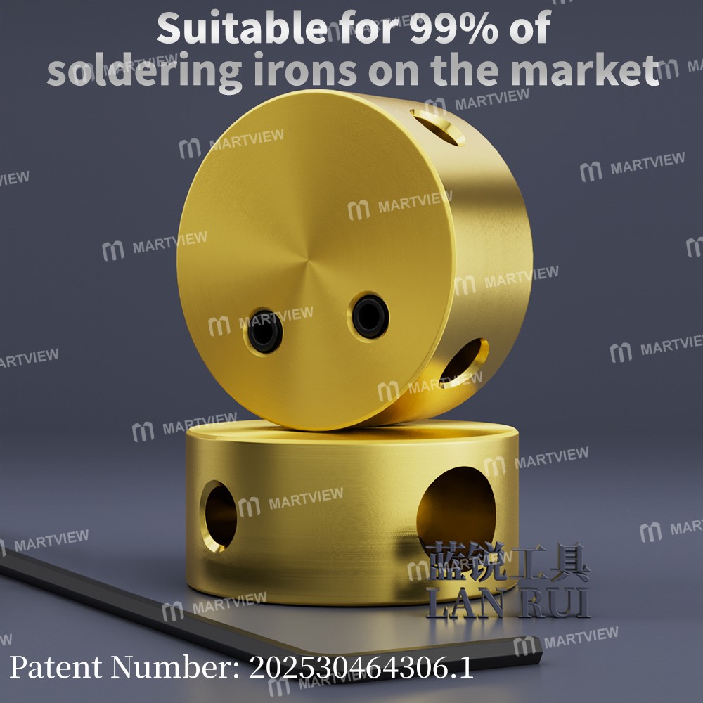 lanrui d6-red-flame-pure-copper-small-soldering-station-for-chip-fpc-connector-soldering-5