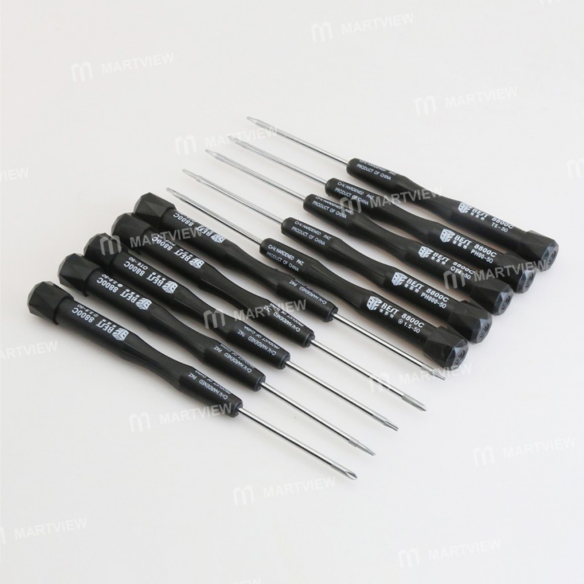 BST-8800C 10-in-1 Precision Magnetic Screwdriver Set for Cellphone Laptop Repair