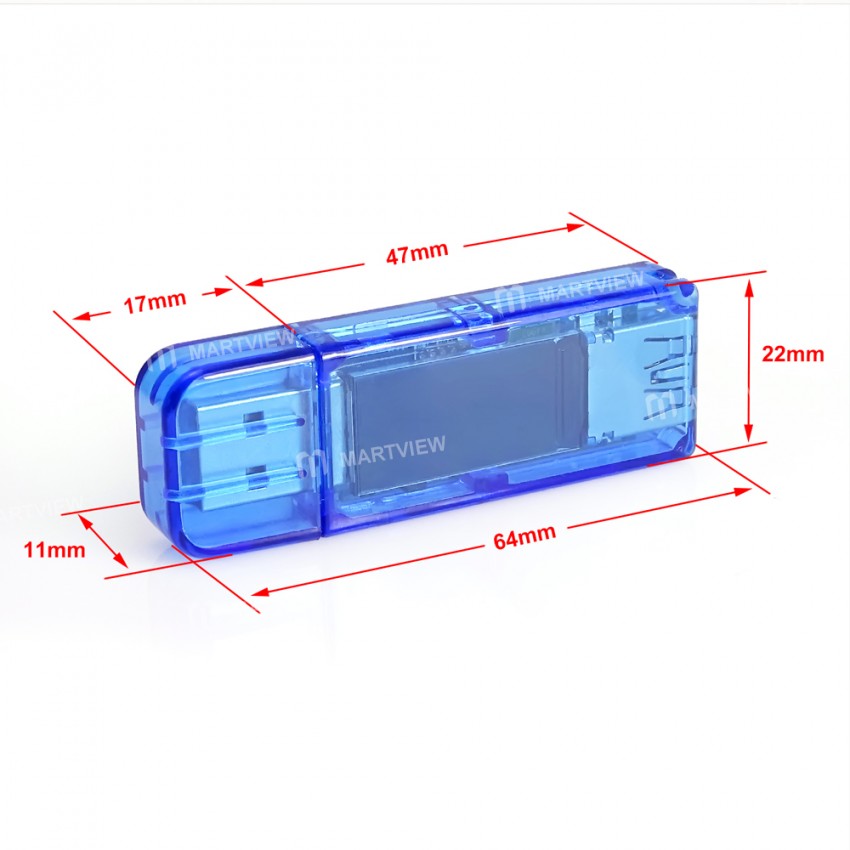 AT35 USB 3.0 Color LCD Voltmeter Ammeter Voltage Current Meter Tester Multimeter