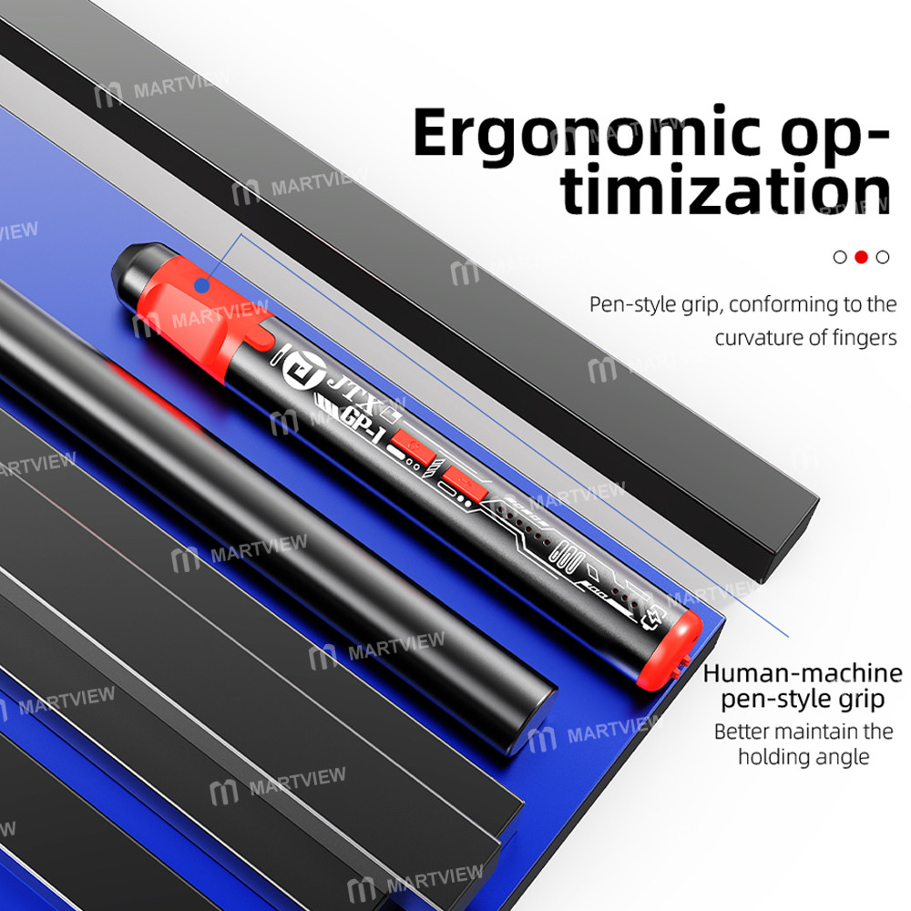 jtx gp-1-type-c-5-speed-regulation-torque-polishing-pen-with-6pcs-grinding-head-for-chip-polishing-1