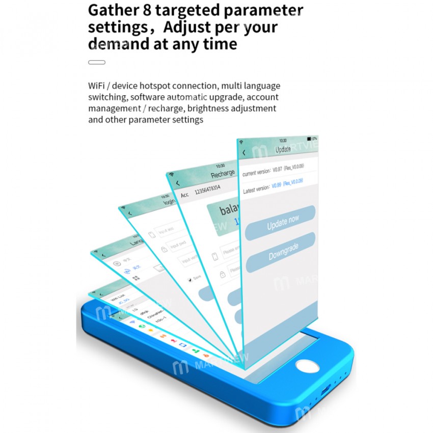 JC iDetector Intelligent Handheld Phone Detector Fault Tester Support for All iOS Devices