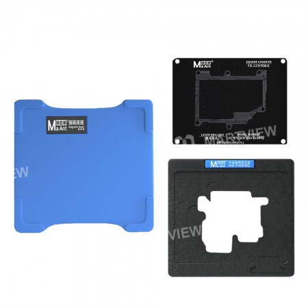 MaAnt 0.12mm Middle Layer BGA Magnetic Tin Planting Reballing Platform Set for Huawei P40 Pro