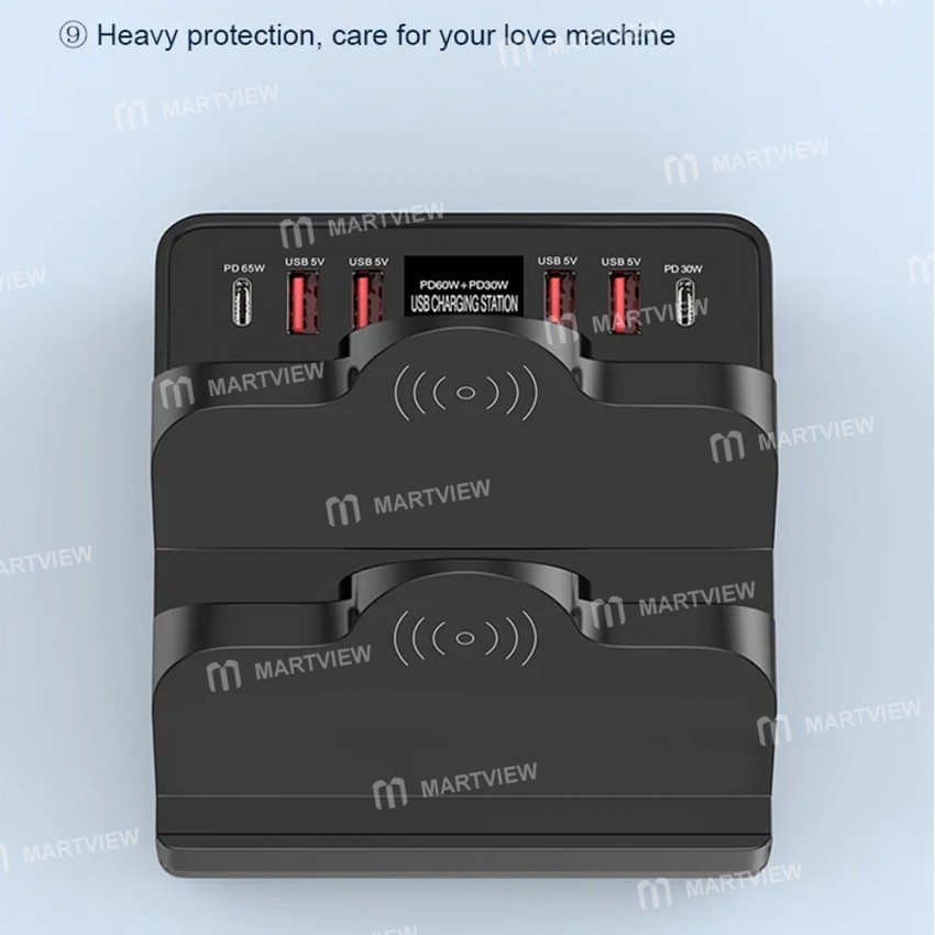 wlx f6a-multifunction-dual-wireless-charging-station-compatible-with-android-iphone-10